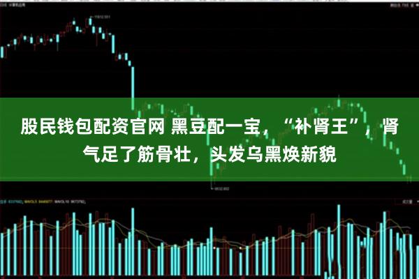 股民钱包配资官网 黑豆配一宝，“补肾王”，肾气足了筋骨壮，头发乌黑焕新貌